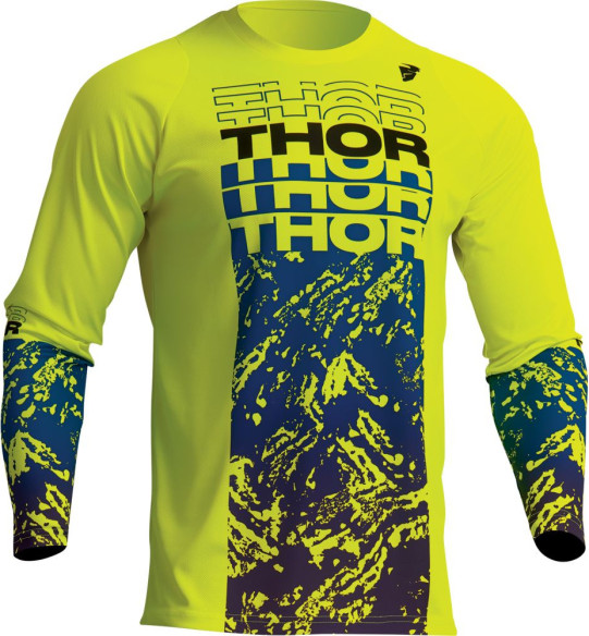 Tricou Moto Enduro Sector Atlas Acid/Blue 23