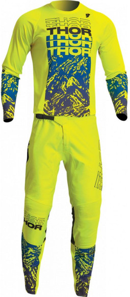 Tricou Moto Enduro Sector Atlas Acid/Blue 23