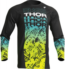 Tricou Moto Enduro Sector Atlas Black/Teal 23