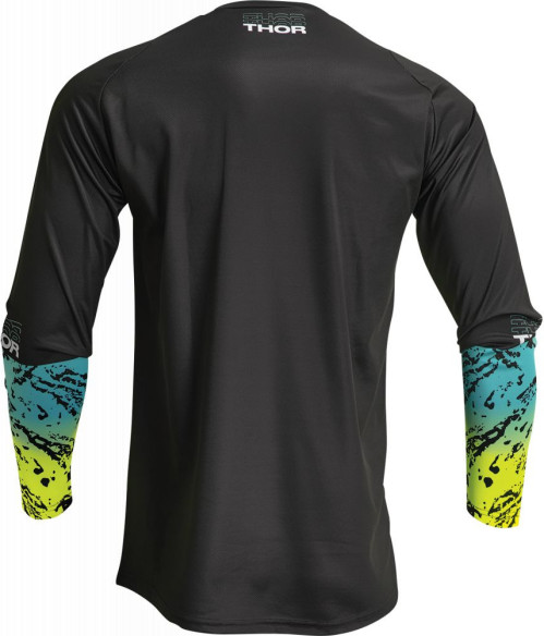 Tricou Moto Enduro Sector Atlas Black/Teal 23