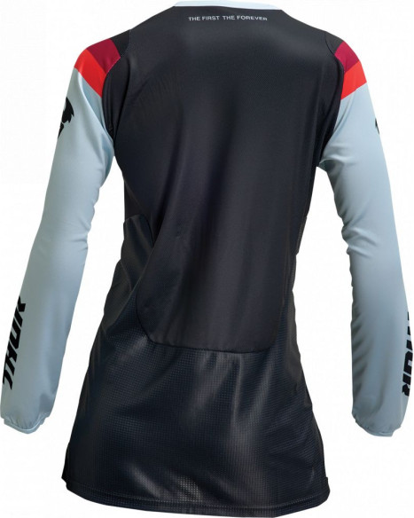 Tricou Moto Enduro Dama Pulse Rev Black/Light Mint 23
