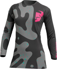 Tricou Moto Enduro Dama Sector Disguise Gray/Flo Pink 23