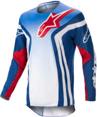 Tricou Enduro Rac-Semi Blue/Orange
