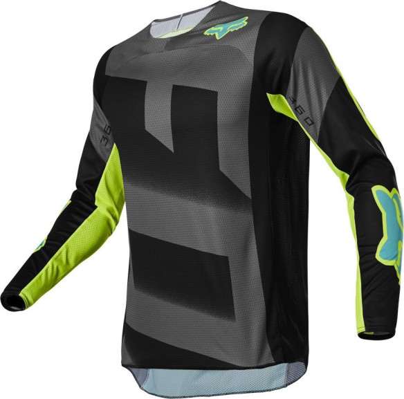 Tricou Moto Enduro 360 RKANE Grey/Yellow