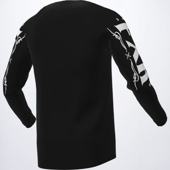 Tricou Enduro Clutch Black/White
