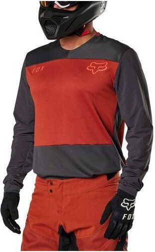 Tricou Moto MX Defend Grey/Red 23