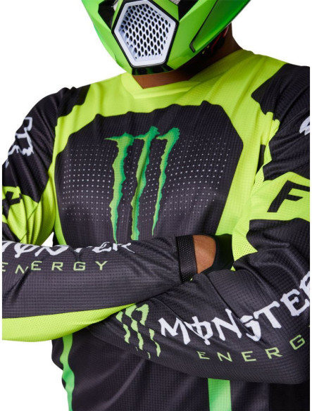 Tricou Moto Enduro 180 Monster Black/Green 23