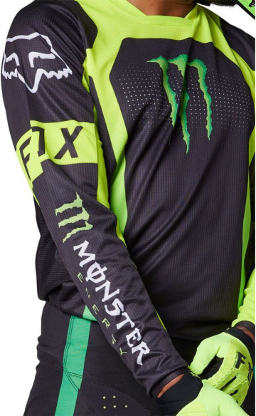 Tricou Moto Enduro 180 Monster Black/Green 23