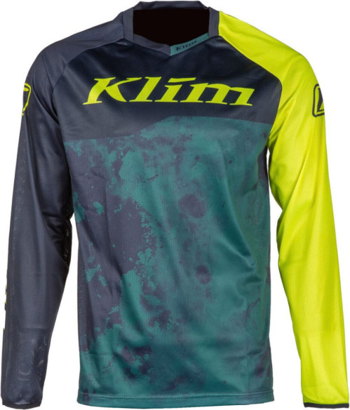 Tricou Moto Enduro XC Lite Corrosion Vivid Blue 23