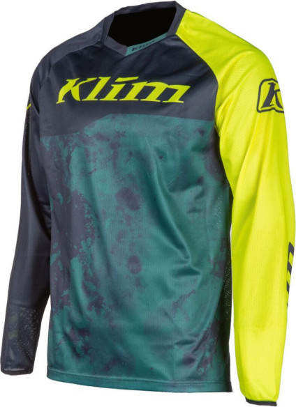 Tricou Moto Enduro XC Lite Corrosion Vivid Blue 23