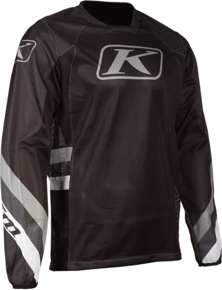Tricou Moto Enduro Mojave Black/Monument Gray 23