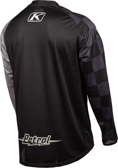 Tricou Moto Enduro Petrol Checkered Black 23