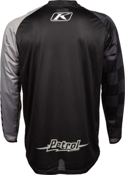 Tricou Moto Enduro Petrol Checkered Black 23