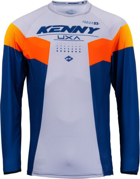 Tricou Moto Enduro Titanium Navy/Grey 23