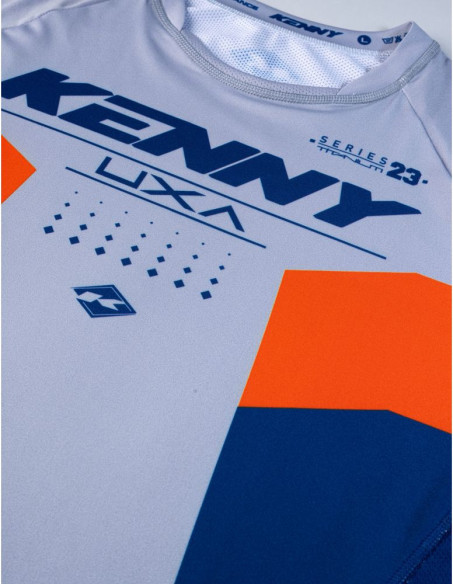 Tricou Moto Enduro Titanium Navy/Grey 23