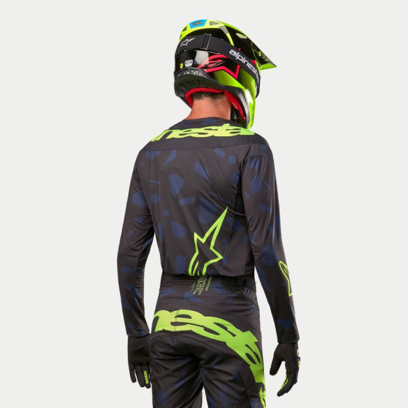 Tricou Moto Enduro/MX Techstar Rantera Black/Yellow 24