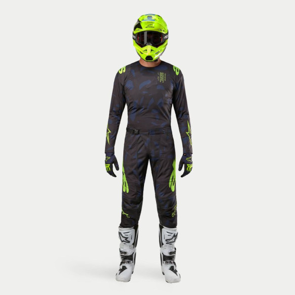 Tricou Moto Enduro/MX Techstar Rantera Black/Yellow 24