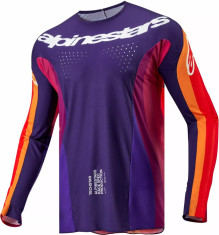 Tricou Moto Enduro/MX Techstar Pneuma Orange/Purple 24