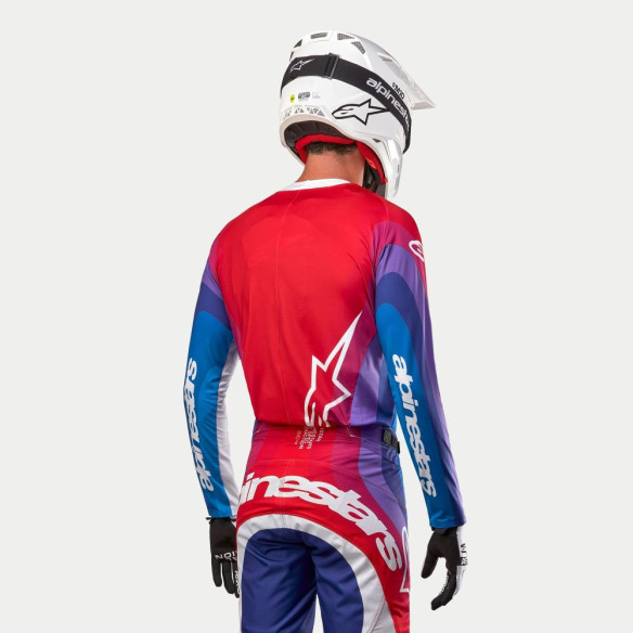 Tricou Moto Enduro/MX Techstar Pneuma Blue/Red/White 24