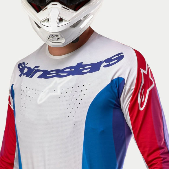 Tricou Moto Enduro/MX Techstar Pneuma Blue/Red/White 24
