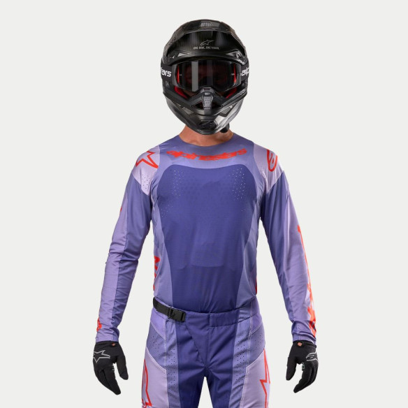 Tricou Moto Enduro/MX Techstar Ocuri Purple/Orange 24