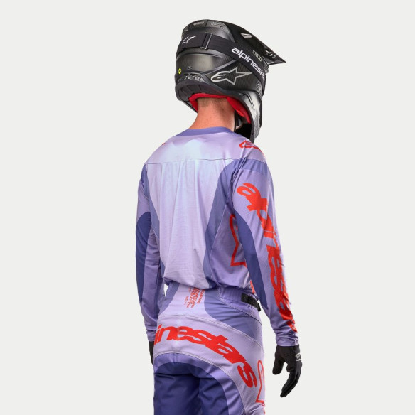 Tricou Moto Enduro/MX Techstar Ocuri Purple/Orange 24