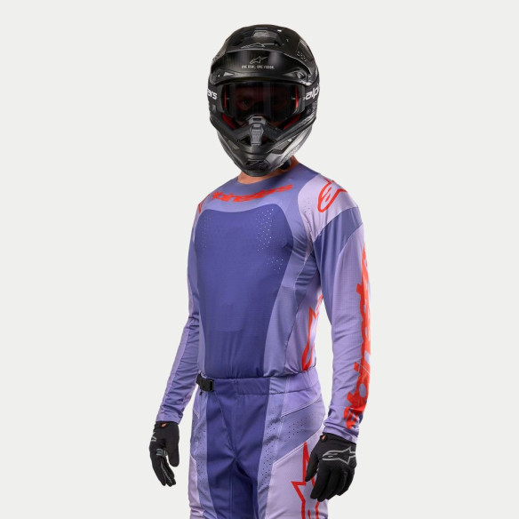 Tricou Moto Enduro/MX Techstar Ocuri Purple/Orange 24