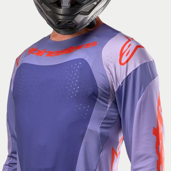 Tricou Moto Enduro/MX Techstar Ocuri Purple/Orange 24