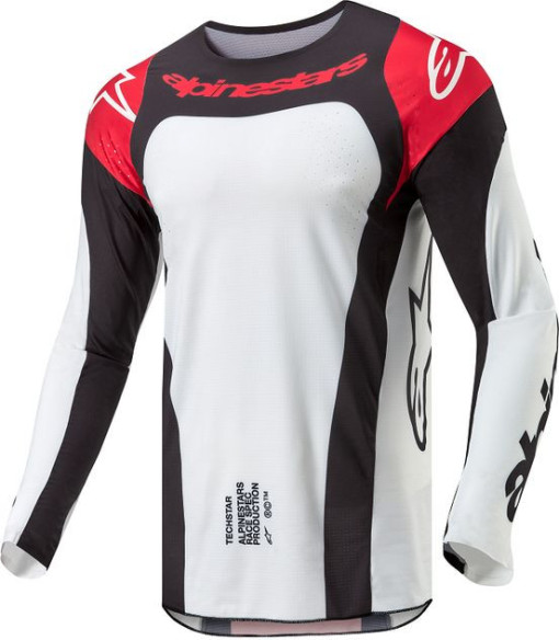 Tricou Moto Enduro/MX Techstar Ocuri Red/White/Black 24