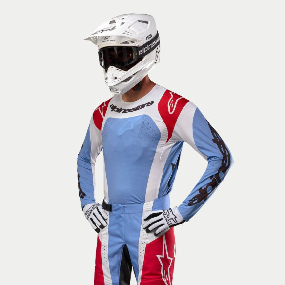 Tricou Moto Enduro/MX Techstar Ocuri Blue/Red/White 24