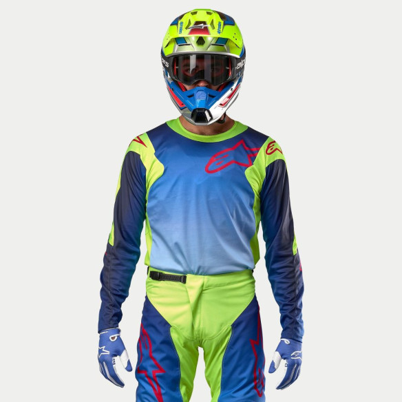 Tricou Moto Enduro/MX Racer Hoen Yellow/Blue 24