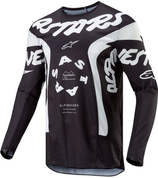 Tricou Moto Enduro/MX Racer Hana Black/White 24