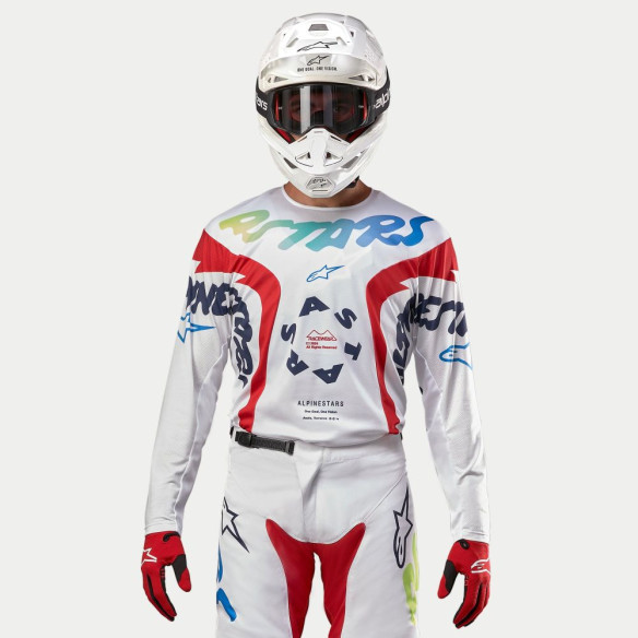 Tricou Moto Enduro/MX Racer Hana White/Multi 24