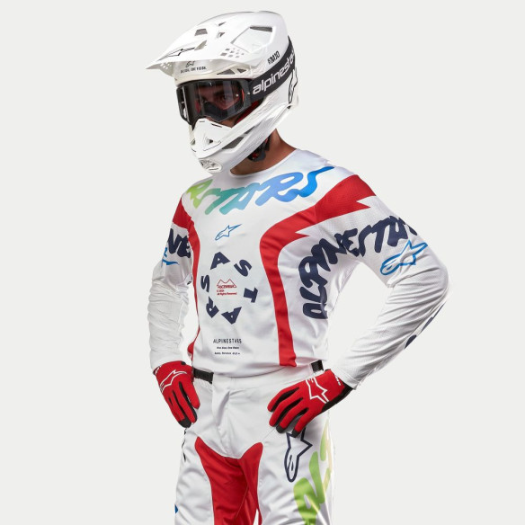 Tricou Moto Enduro/MX Racer Hana White/Multi 24