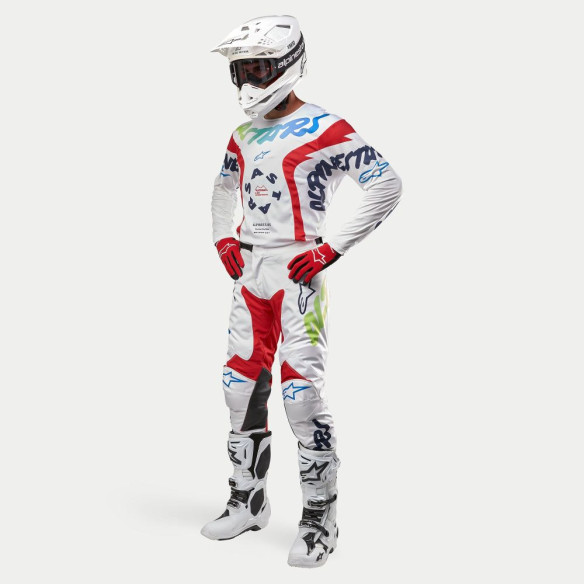 Tricou Moto Enduro/MX Racer Hana White/Multi 24