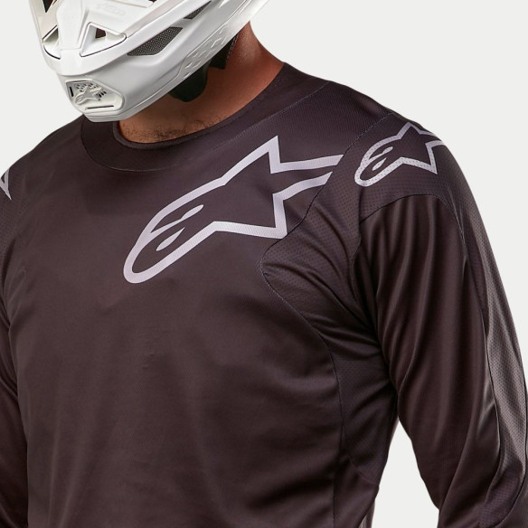 Tricou Moto Enduro/MX Racer Graphite Black 24