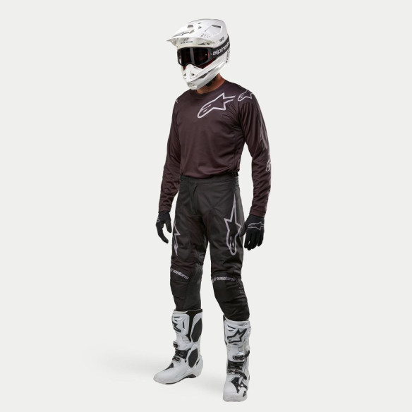 Tricou Moto Enduro/MX Racer Graphite Black 24