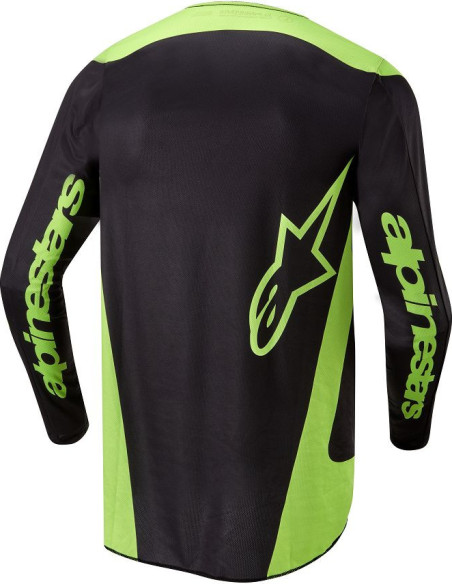 Tricou Moto Enduro/MX Fluid Lurv Black/Yellow Fluo 24