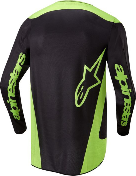 Tricou Moto Enduro/MX Fluid Lurv Black/Yellow Fluo 24