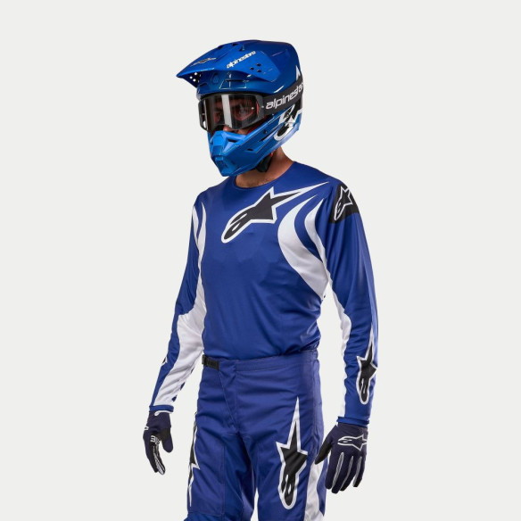 Tricou Moto Enduro/MX Fluid Lucent Blue/White 24