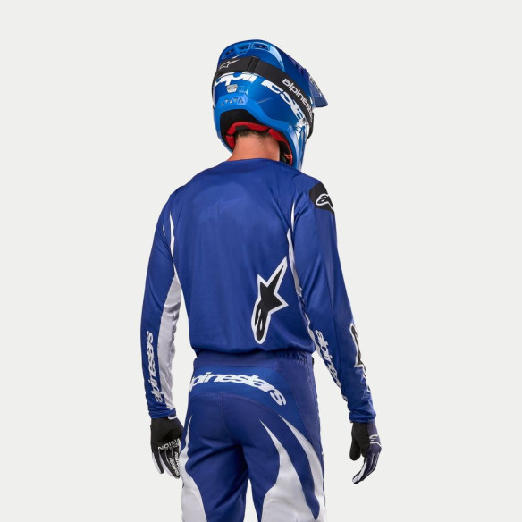 Tricou Moto Enduro/MX Fluid Lucent Blue/White 24