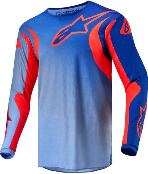 Tricou Moto Enduro/MX Fluid Lucent Blue/Orange 24