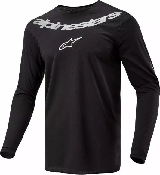 Tricou Moto Enduro/MX Fluid Graphite Black/Silver 24