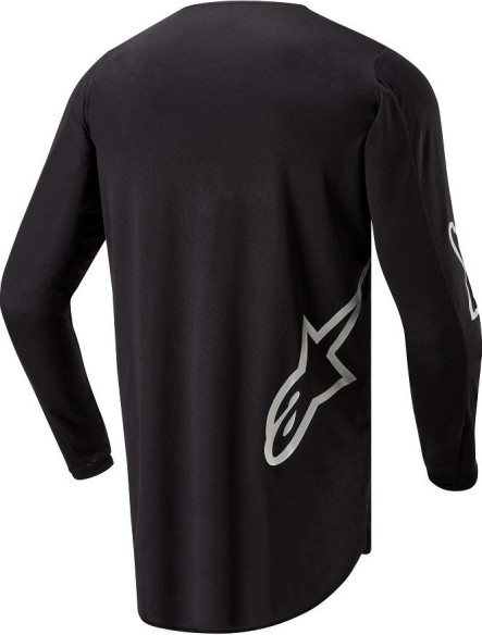 Tricou Moto Enduro/MX Fluid Graphite Black/Silver 24