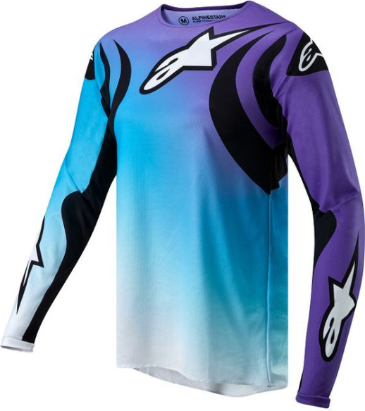 Tricou Moto Enduro/MX Dama Stella Fluid Black/White 24