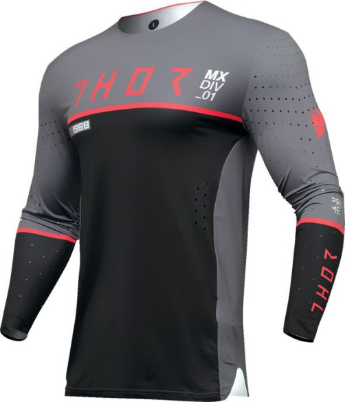 Tricou Moto Mx/Enduro Prime Ace Charcoal/Black 2024