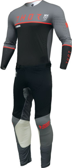 Tricou Moto Mx/Enduro Prime Ace Charcoal/Black 2024