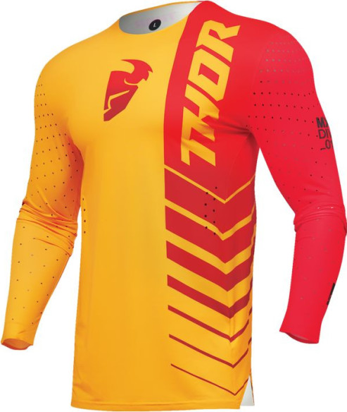 Tricou Moto Mx/Enduro Prime Analog Lemon/Red 2024