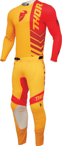 Tricou Moto Mx/Enduro Prime Analog Lemon/Red 2024