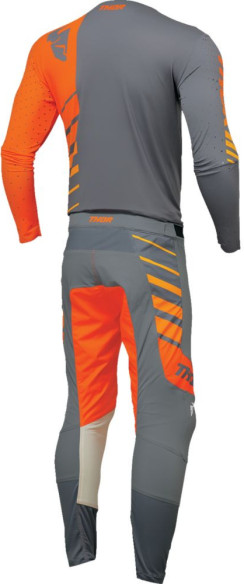 Tricou Moto Mx/Enduro Prime Analog Charcoal/Orange 2024